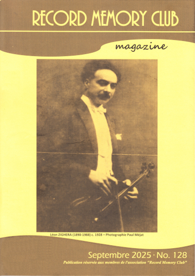 Record Memory Club Magazine numéro 128