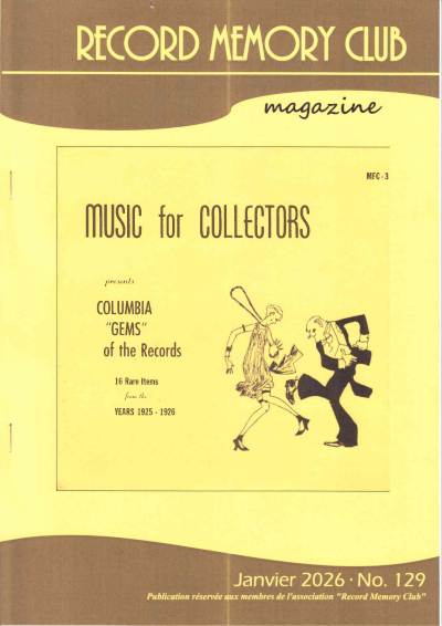 Record Memory Club Magazine nummer 129